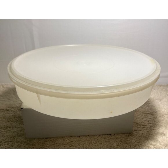 Vintage Tupperware Pie Saver Storage Container and Lid 12" - Picture 8 of 9